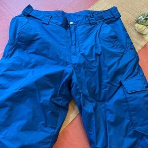Men’s Columbia blue ski pants - size medium